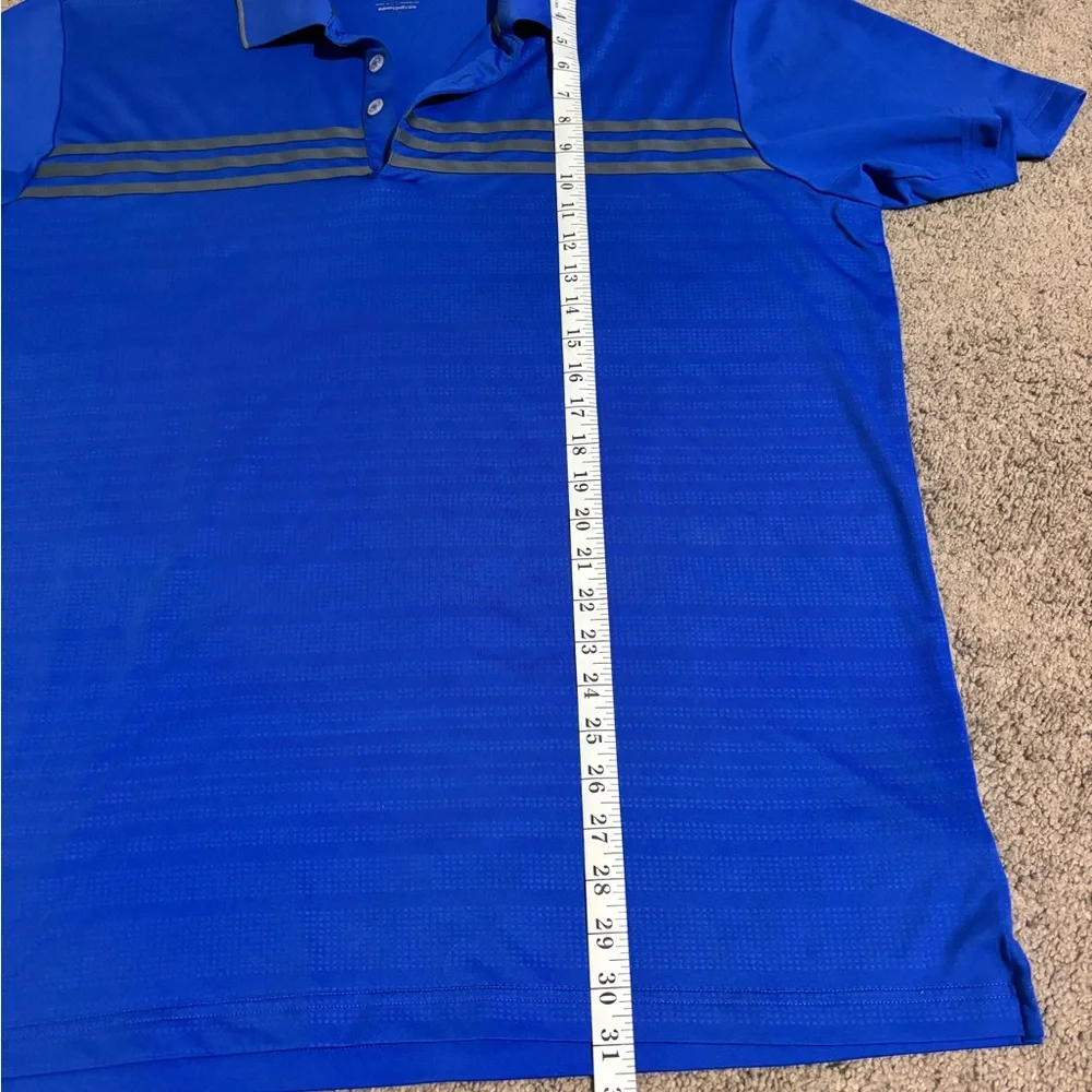 Adidas Royal Blue Performance Polo Mens Size XL